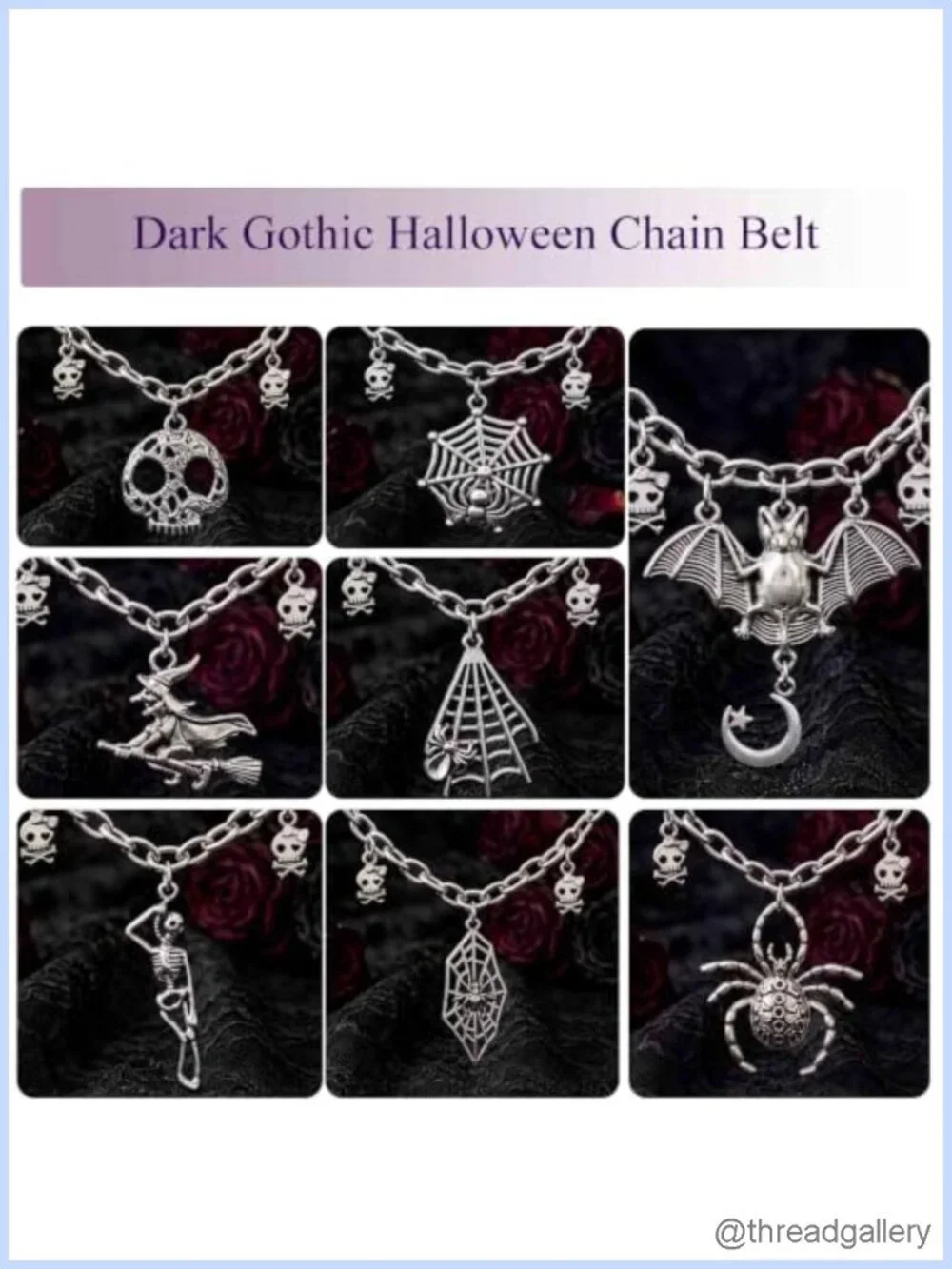 Gothic Waist Chain Belt Alloy Adjustable Body Chain Women's